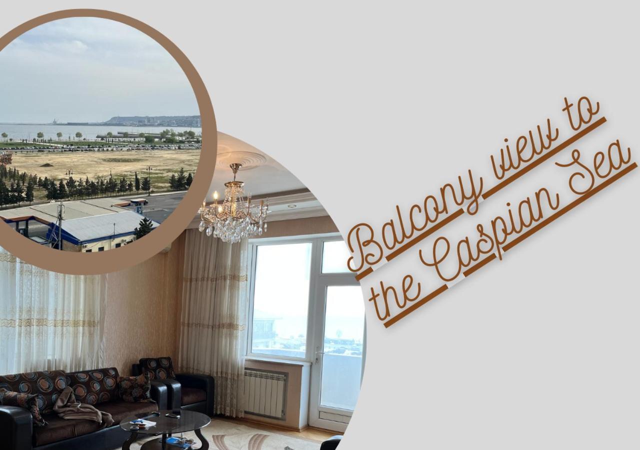 Sea View Couple Apartmant At Boulvard,Near Nizami Street Apartment Баку Екстериор снимка